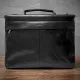 Чоловічий портфель з натуральної шкіри Tony Perotti Italico 9276G-35 (90416) Чорний