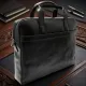 Чоловічий портфель з натуральної шкіри Tony Perotti Italico 6031G-38 (90422) Чорний