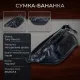 Чоловіча поясна сумка-бананка Tony Perotti Italico 8018 nero (90623) Чорна