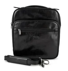 Чоловіча шкіряна сумка Tony Perotti Italico 7058 nero (90634) Чорна