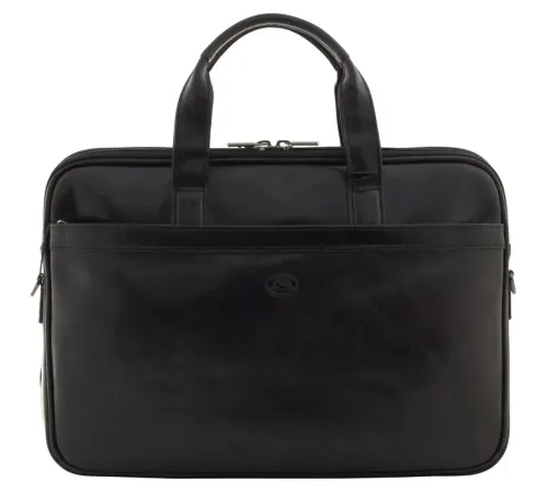 Чоловічий портфель з натуральної шкіри Tony Perotti Italico 7044-40 nero (90641) Чорний