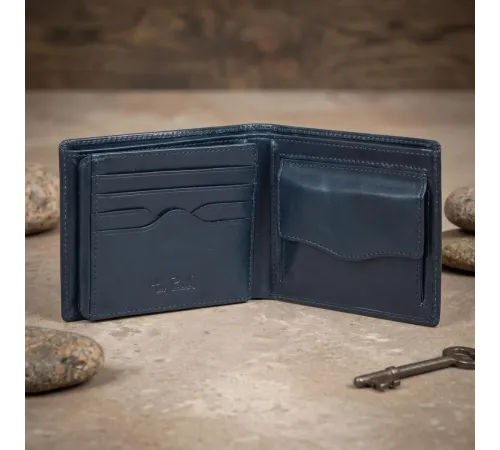 Чоловіче портмоне Tony Perotti Italico 3620 blu (90055) Темно-синє