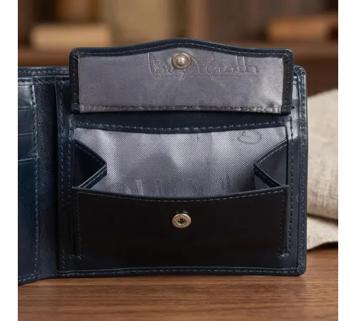Чоловіче портмоне Tony Perotti Italico 3620 blu (90055) Темно-синє