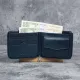 Чоловіче портмоне Tony Perotti Натуральна шкіра Italico 3645 blu (90056) Синє