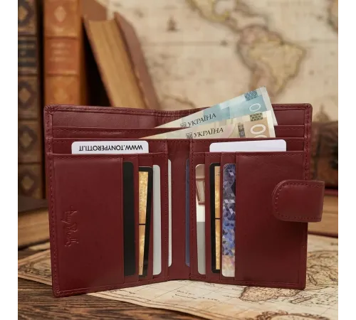 Жіночий гаманець Tony Perotti New Rainbow 1654 rosso (90068) Червоний