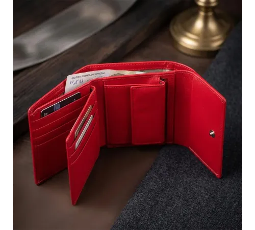 Жіночий гаманець Tony Perotti Swarovski 500N marlboro (90070) Червоний