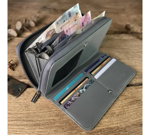 Жіночий гаманець Tony Perotti New Rainbow 1192 grigio (90078) Сірий