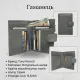 Жіночий гаманець з натуральної шкіри Tony Perotti New Rainbow 1654 grigio (90081) Сірий