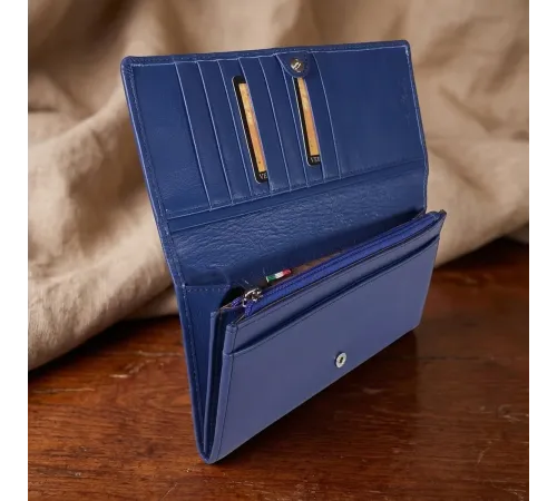Жіночий гаманець Tony Perotti New Rainbow 3435 bluette (90088) Синій