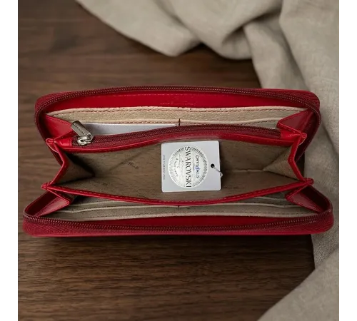 Жіночий гаманець Tony Perotti Swarovski 3160 marlboro (90099) Червоний