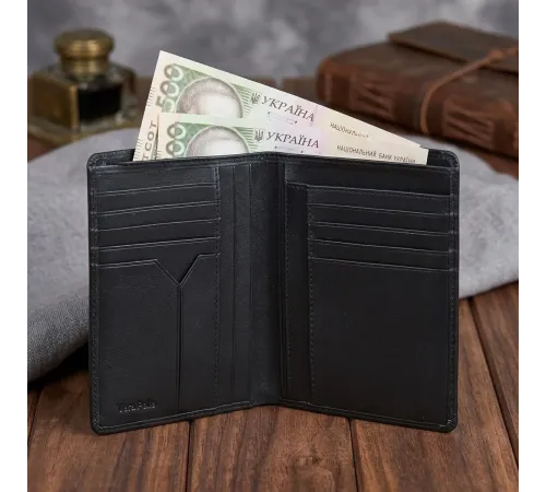 Чоловіче портмоне Tony Perotti Cortina 5050 nero (90108) Чорне