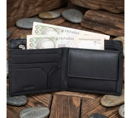Чоловіче портмоне Tony Perotti Cortina 5047 nero (90184) Чорне