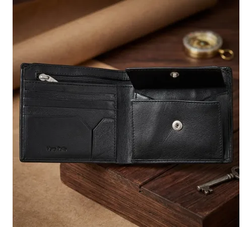 Чоловіче портмоне Tony Perotti Cortina 5047 nero (90184) Чорне