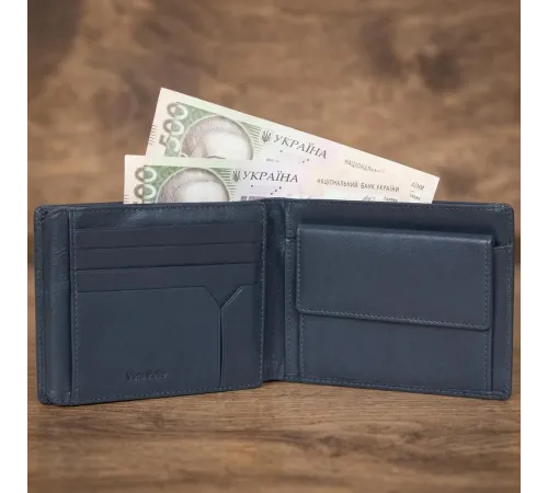 Чоловіче портмоне Tony Perotti Cortina 5036 (90211) Темно-синє