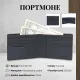 Чоловіче портмоне Tony Perotti натуральна шкіра Cortina 5014 nero (90212) Чорне