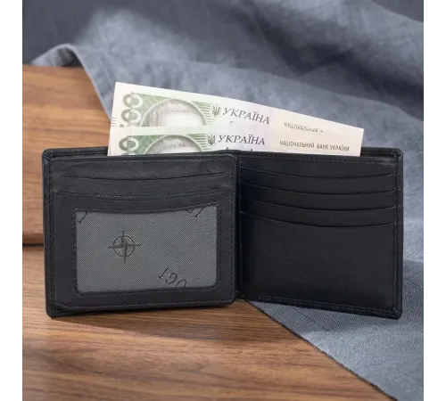 Портмоне Tony Perotti з натуральної шкіри Cortina 5077 nero (90232) Чорне