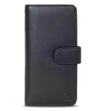 Вертикальне портмоне Tony Perotti з натуральної шкіри Cortina 5074 nero (90239) Чорне