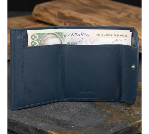 Жіночий гаманець Tony Perotti натуральна шкіра Cortina 5055 (90259) Синій