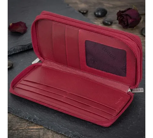 Жіночий гаманець Tony Perotti натуральна шкіра Cortina 5061 rosso (90320) Червоний