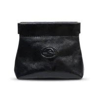 Жіноча монетниця Tony Perotti з натуральної шкіри Italico 1615 nero (90542) Чорна