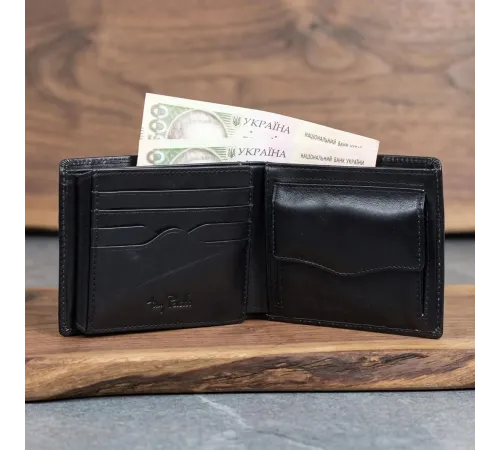 Чоловіче портмоне Tony Perotti Italico 3620 nero (90588) Чорне