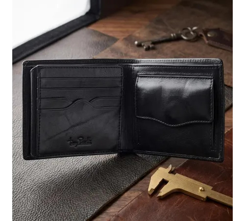 Чоловіче портмоне Tony Perotti Italico 3620 nero (90588) Чорне