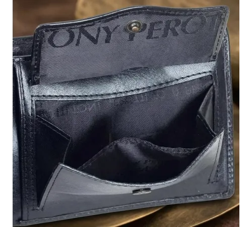 Чоловіче портмоне Tony Perotti Italico 3620 nero (90588) Чорне