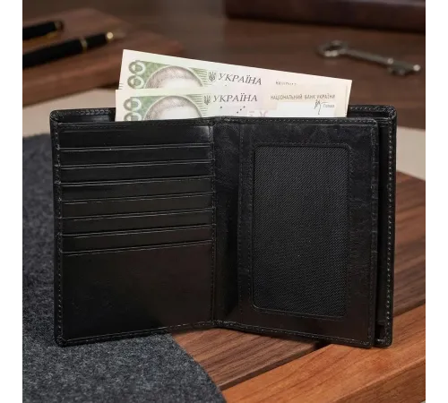 Чоловіче портмоне Tony Perotti Italico 2310 nero (90596) Чорне