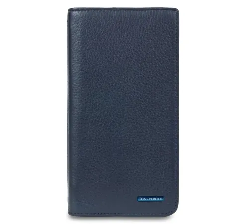 Вертикальне портмоне Tony Perotti Newcontatto 3598 navy (90647) Темно-синє