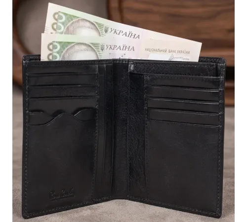 Чоловіче портмоне Tony Perotti Italico 1153 nero (90648) Чорне