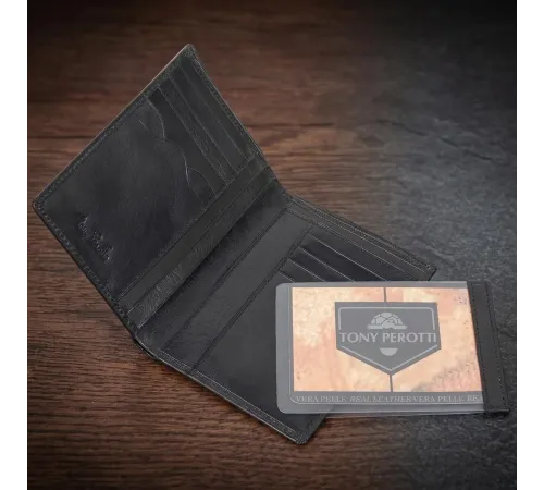 Чоловіче портмоне Tony Perotti Italico 1153 nero (90648) Чорне