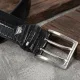 Чоловічий джинсовий ремінь Tony Perotti 5012 nero (90338) Чорний