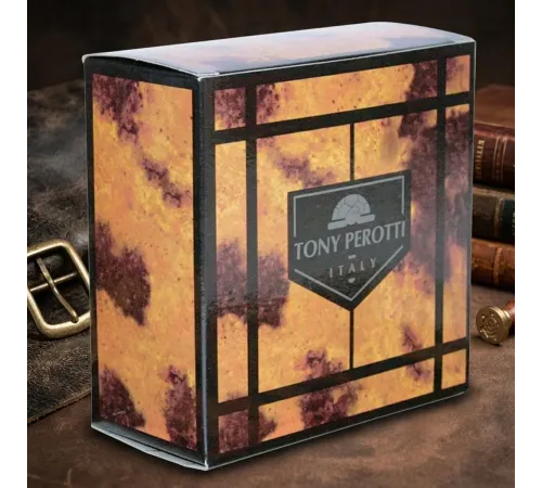 Чоловічий ремінь з натуральної шкіри Tony Perotti Cinture 0106 nero (90343) Чорний
