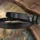Чоловічий брючний ремінь Tony Perotti з натуральної шкіри 573/35 NERO (90357) Чорний